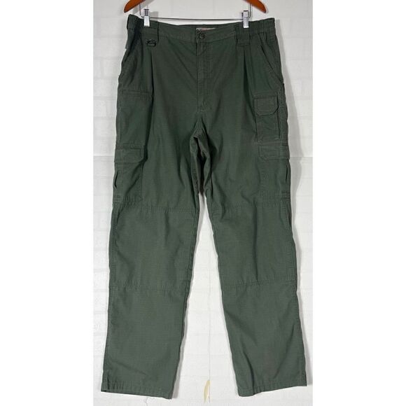 5.11 Tactical Other - 5.11 Tactical Mens Green Cargo Workwear Pants Size 40x34